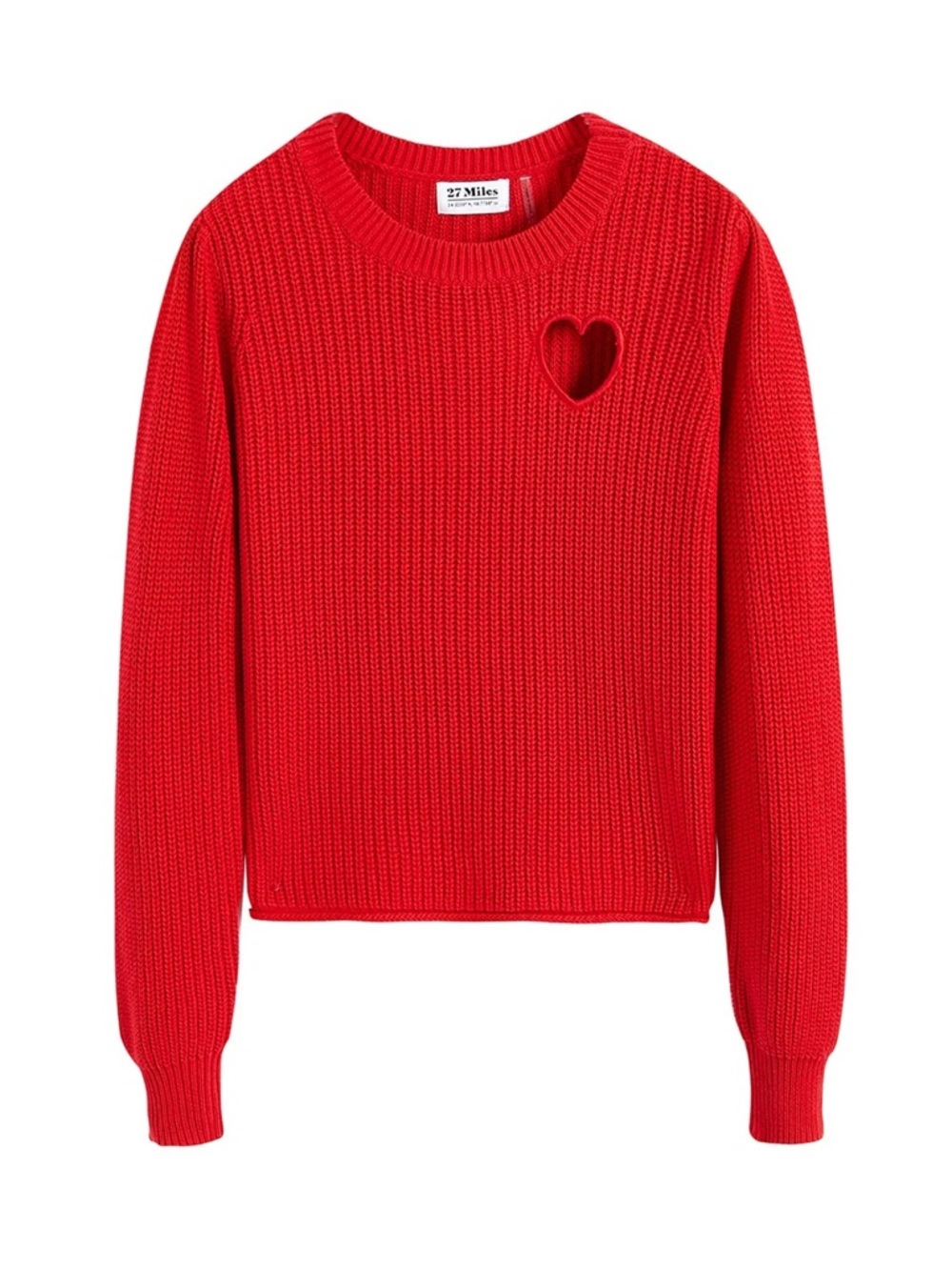 NWT 27 Miles Malibu Valentine Heart Sweater Size Medium NEW